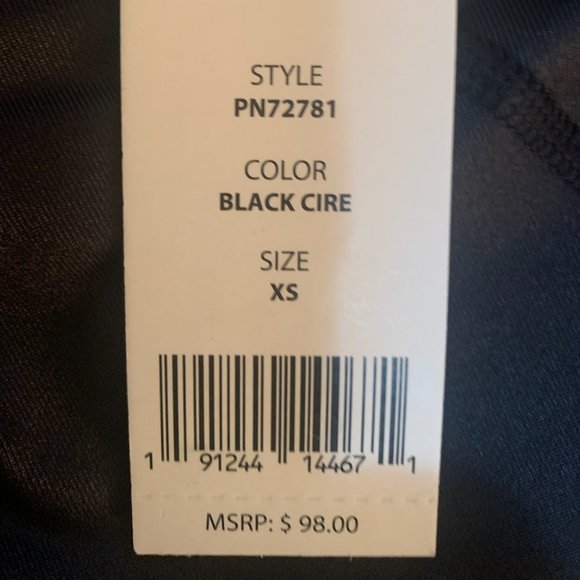 NWT VINA XX BLACK CIRE WITH MESH LEGGING XS - Picture 6 of 7